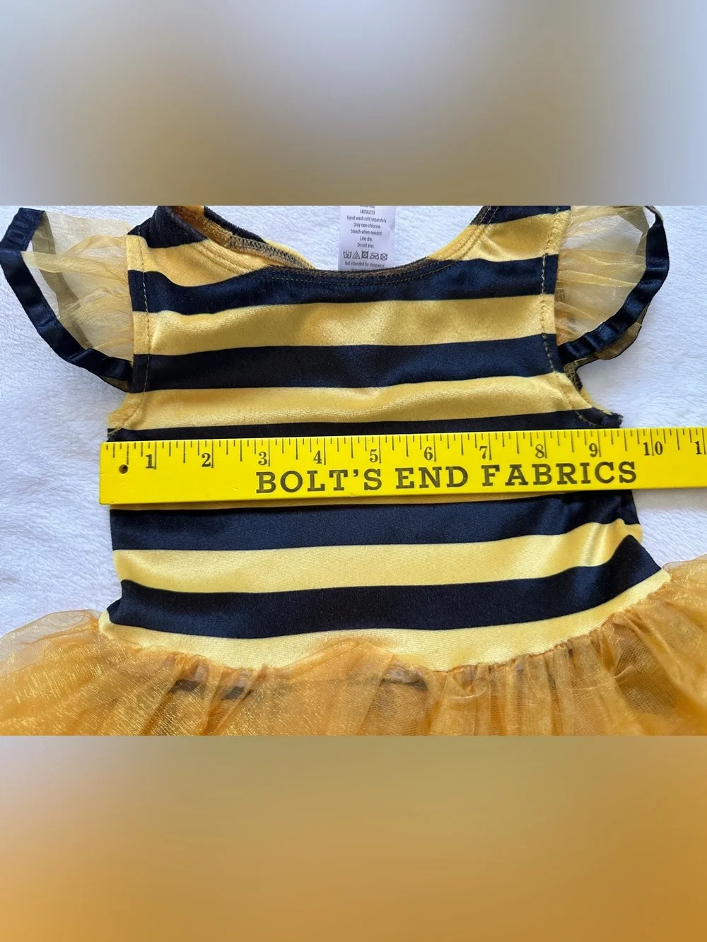 Gymboree Yellow and Black Bumble Bee Tutu Dress 12-18 months